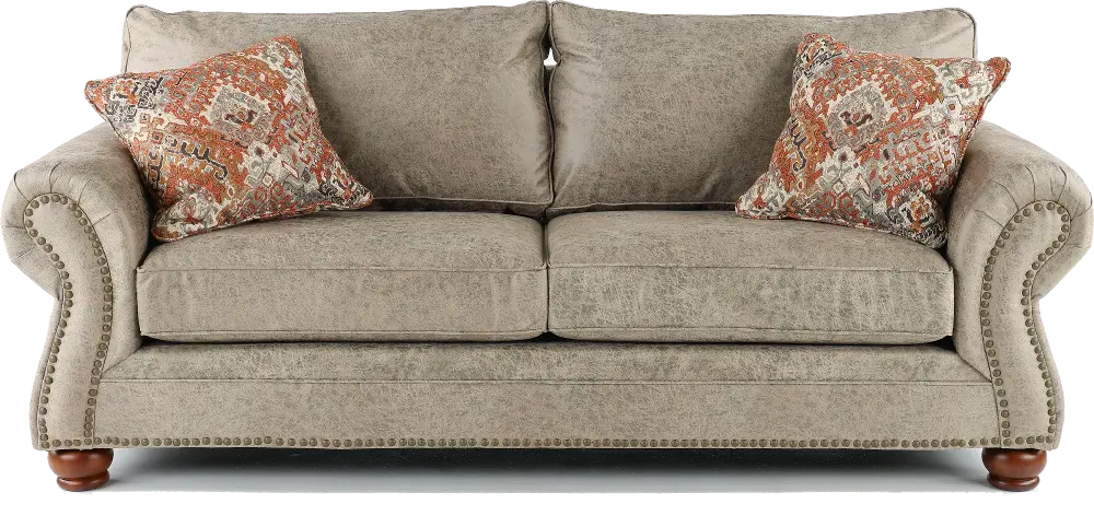 Tahoe Graphite Brown Sofa-1