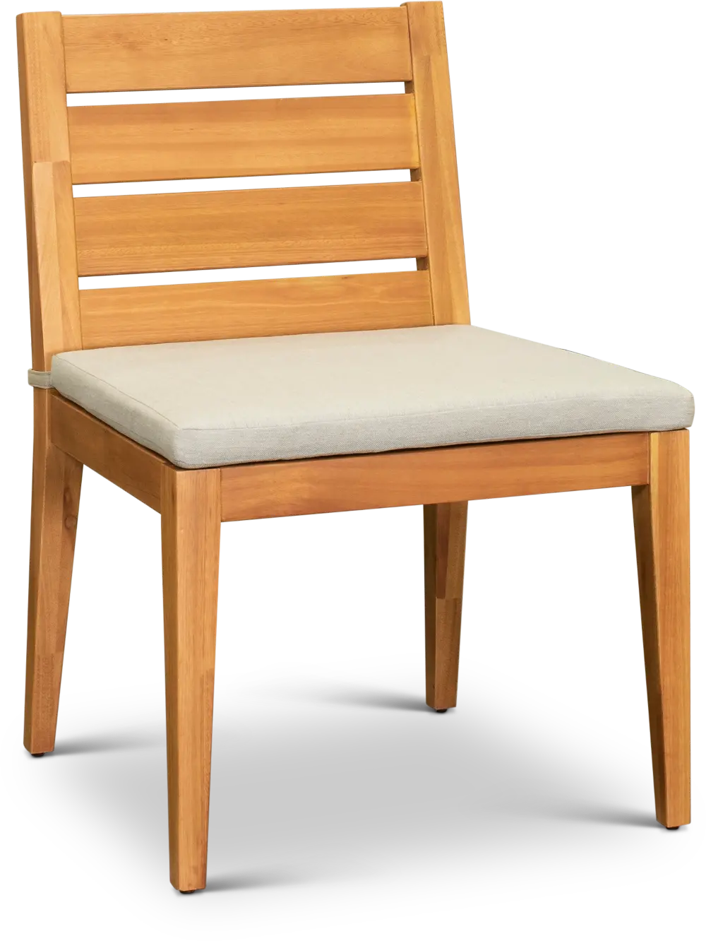 Natural Eucalyptus Wood Patio Chair - Glade-1