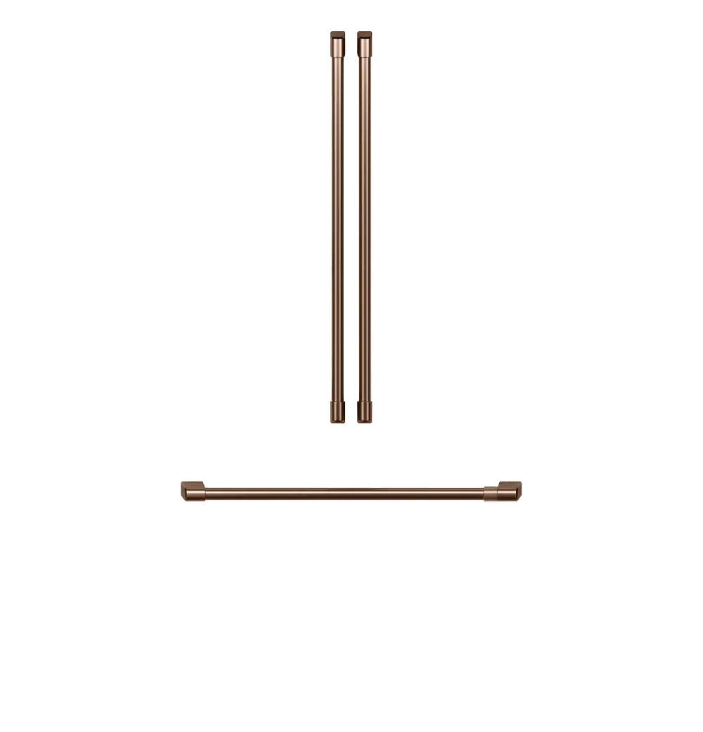 CXLB3H3PMCU Café French Door Refrigerator Handle Kit in Brushed Copper-1