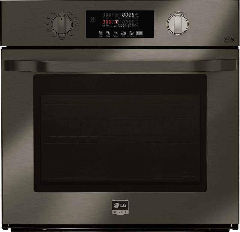 Lg Studio Single Wall Oven Smart Wifi Enabled Black Stainless Lsws300bd Lg Studio Single Wall Oven Smart Wifi Enabled Black Stainless Steel