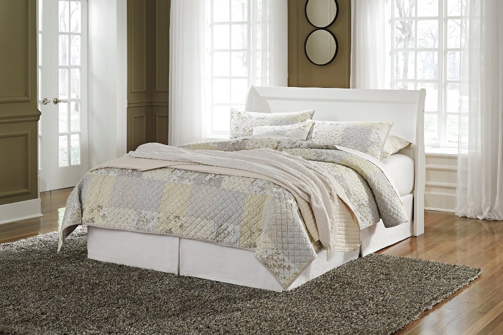 Anarasia White Full Sleigh Headboard