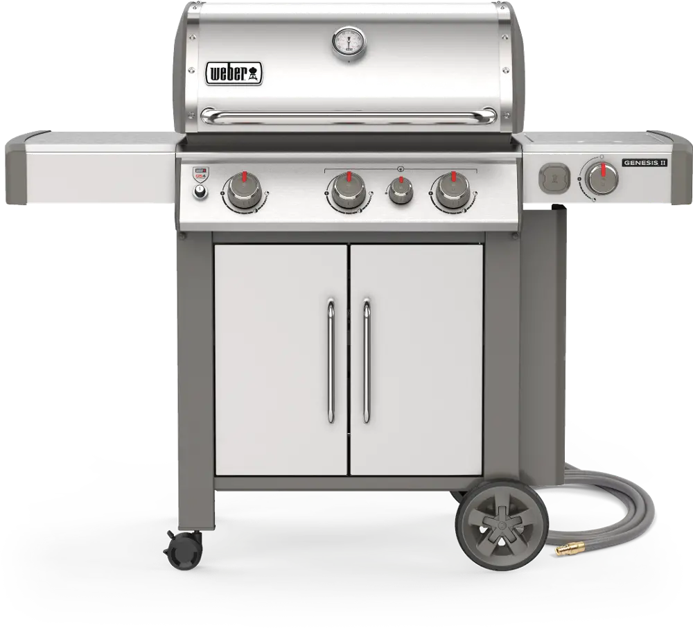 66006001,G2,S335,S/S Weber Genesis II S-335 Natural Gas Grill - Stainless Steel-1
