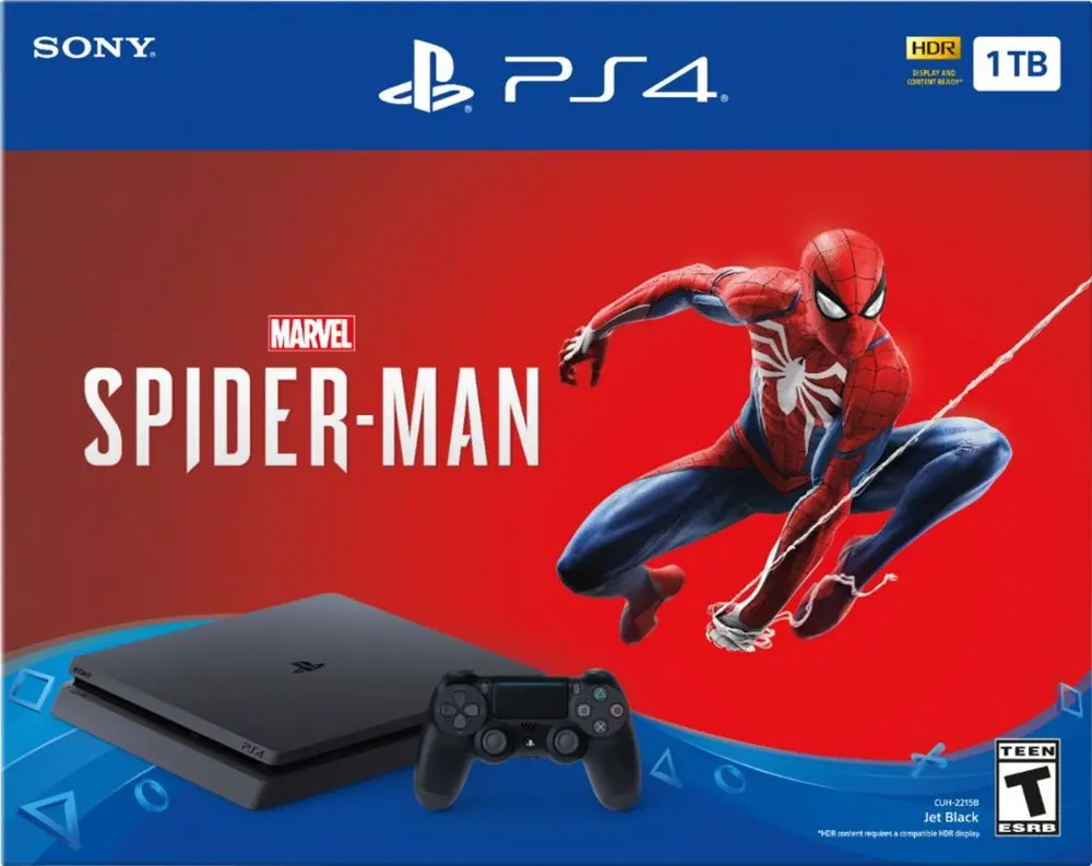 PS4 SCE 303217 Marvel's Spider-Man 1TB PS4 Bundle-1