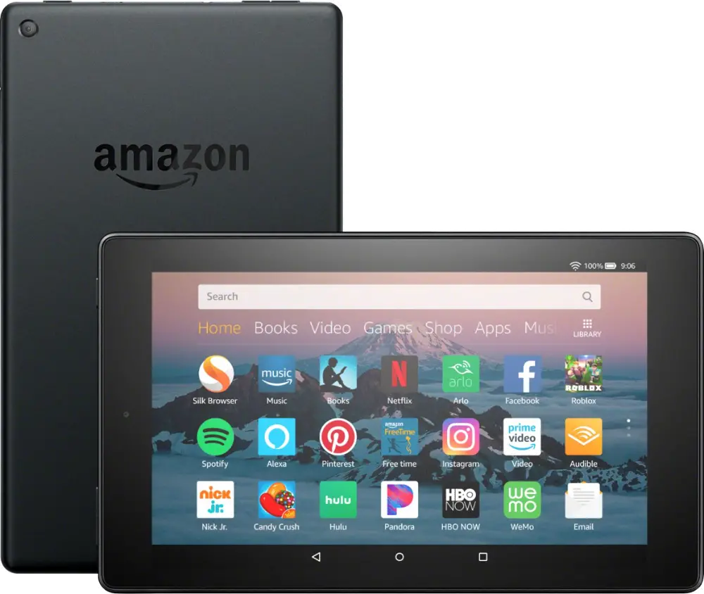 B0794RHPZD Amazon Kindle Fire HD 8 16GB Tablet - Black-1