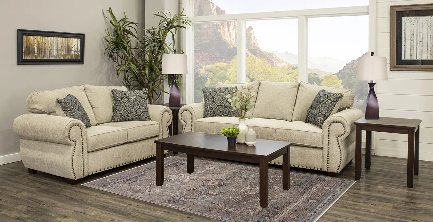 Tan living room deals set