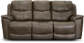 Cade Sable Brown Leather-Match Power Reclining Sofa