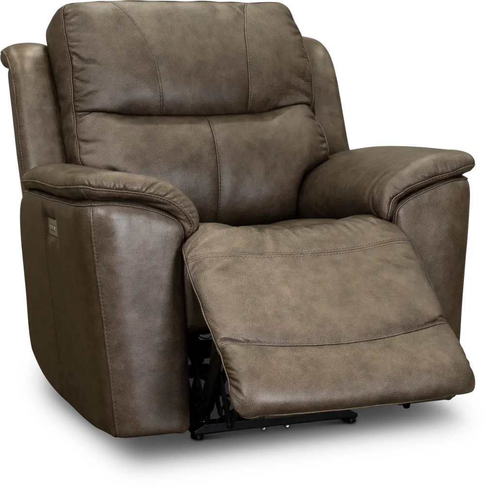 Cade Sable Brown Leather-Match Power Recliner-1