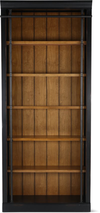 Bookcases Furniture Rc Willey, Black Bookcase With Glass Doors And Drawers