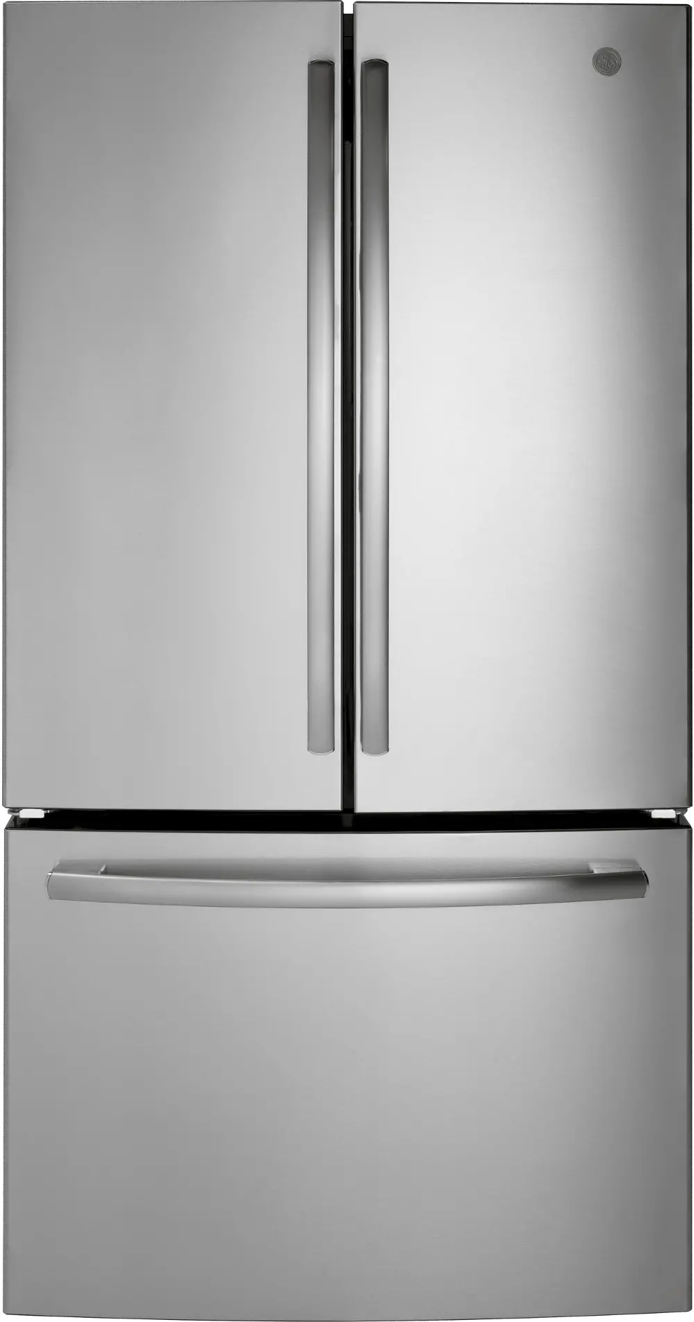 GNE27JSMSS GE 27 cu. ft. French Door Refrigerator - 36 Inch Stainless Steel-1