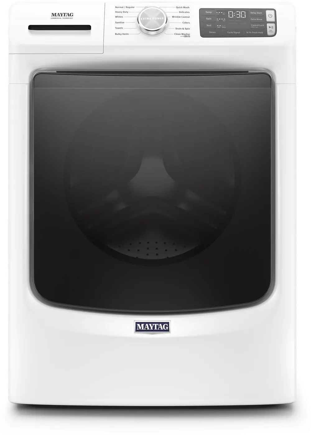 MHW6630HW Maytag Front Load Washer with 16-Hr Fresh Hold option - White 4.8 cu. ft.-1