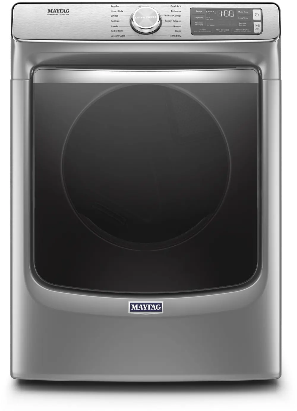 MED8630HC Maytag Smart Front Load Electric Dryer - 7.3 cu. ft. Chrome-1