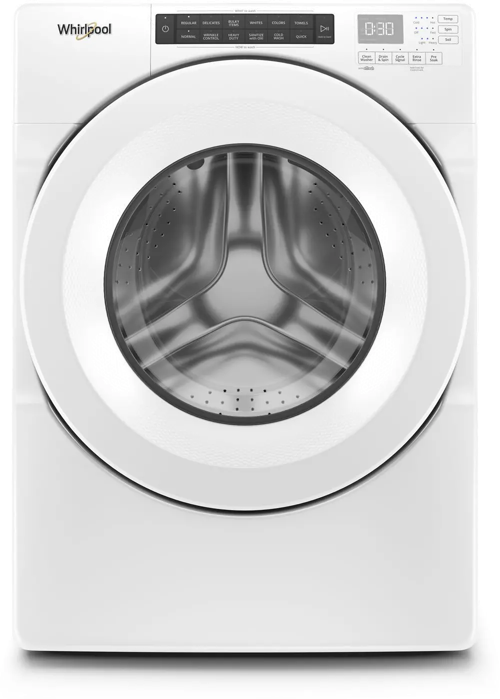 WFW560CHW Whirlpool Front Load Washer with Intuitive Controls -  4.3 cu. ft. White-1