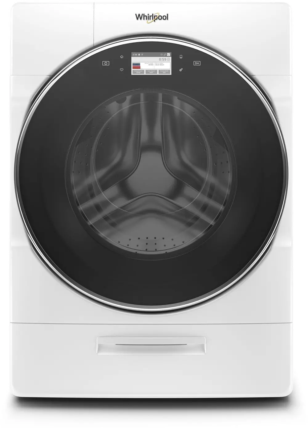 WFW9620HW Whirlpool Smart Front Load Washer with Load & Go XL Plus Dispenser - 5.0 cu. ft. White-1