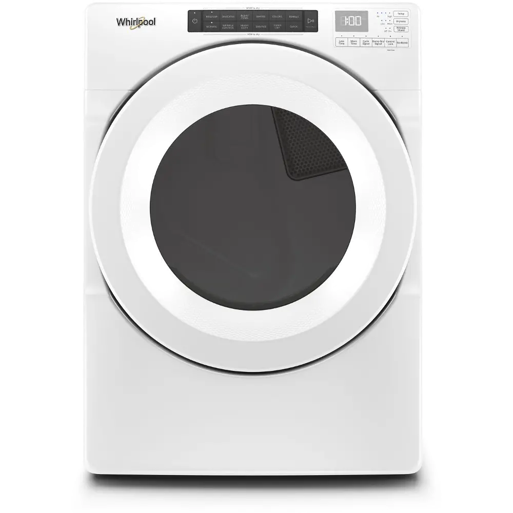 WGD560LHW Whirlpool Gas Vented Dryer with Advanced Moisture Sensing - 7.4 cu. ft  White-1