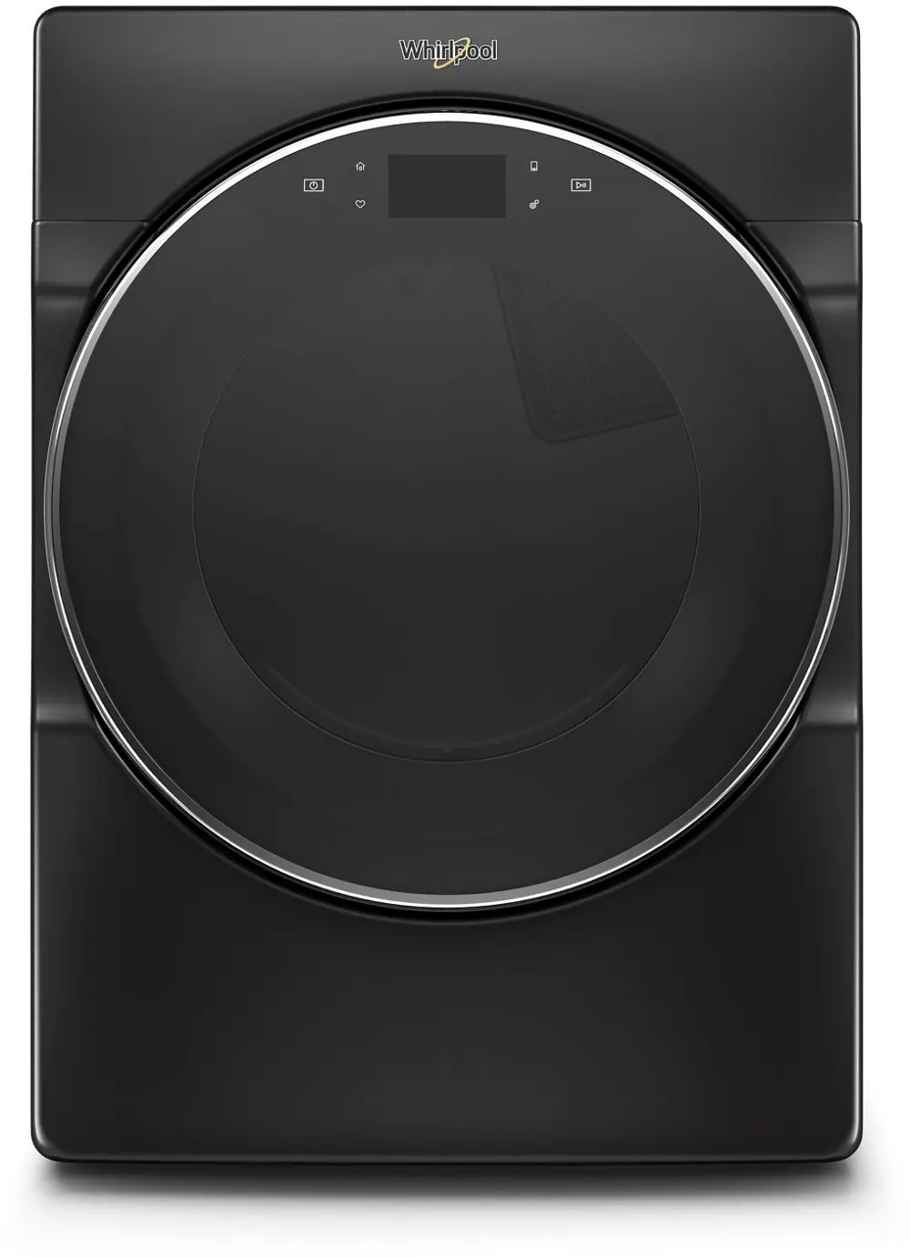 WED9620HBK Whirlpool 7.4 cu. ft. Smart Front Load Electric Dryer - Black-1