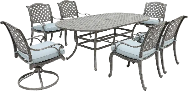 Outdoor Patio Dining Set, Metal Porch Table And Chairs