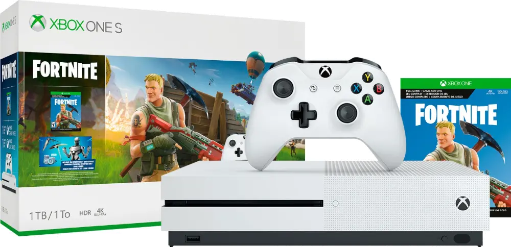 XB1S/1TB_FRTNITE_BND Fortnite 1TB Xbox One S Bundle - White-1