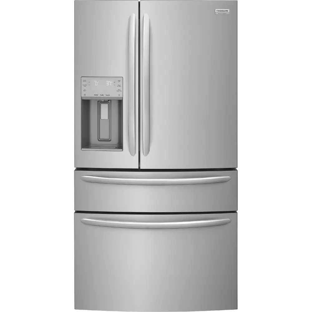 FG4H2272UF Frigidaire Gallery 21.8 cu ft French Door Refrigerator - Counter Depth Stainless Steel-1