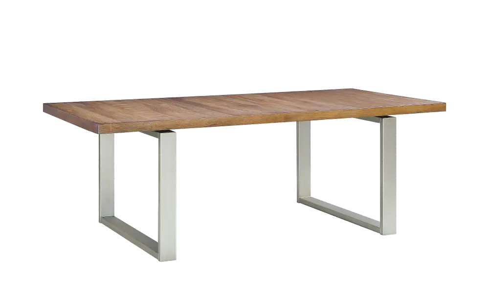 Contemporary Wood Dining Room Table - Ellis-1