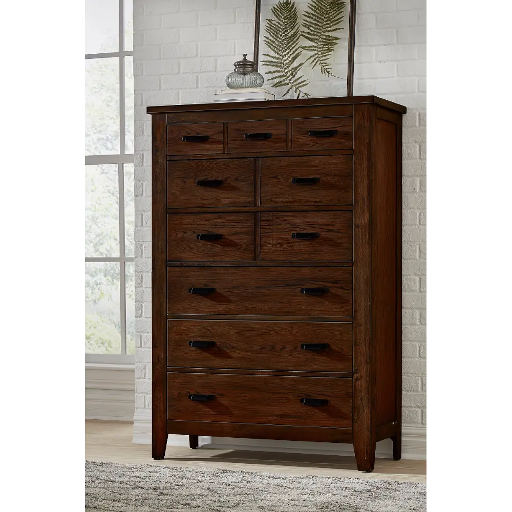Country Roads Brown Chest of Drawers-1