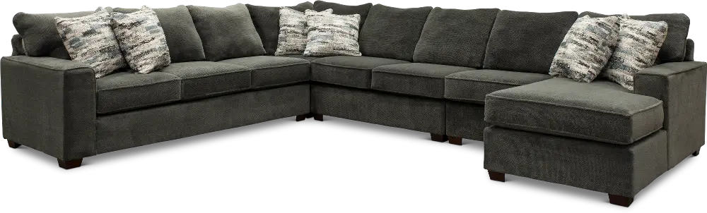 Autumn Gray 5 Piece Sectional-1