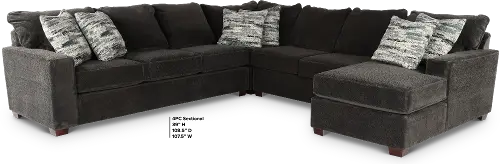 Autumn Gray 4 Piece Sectional