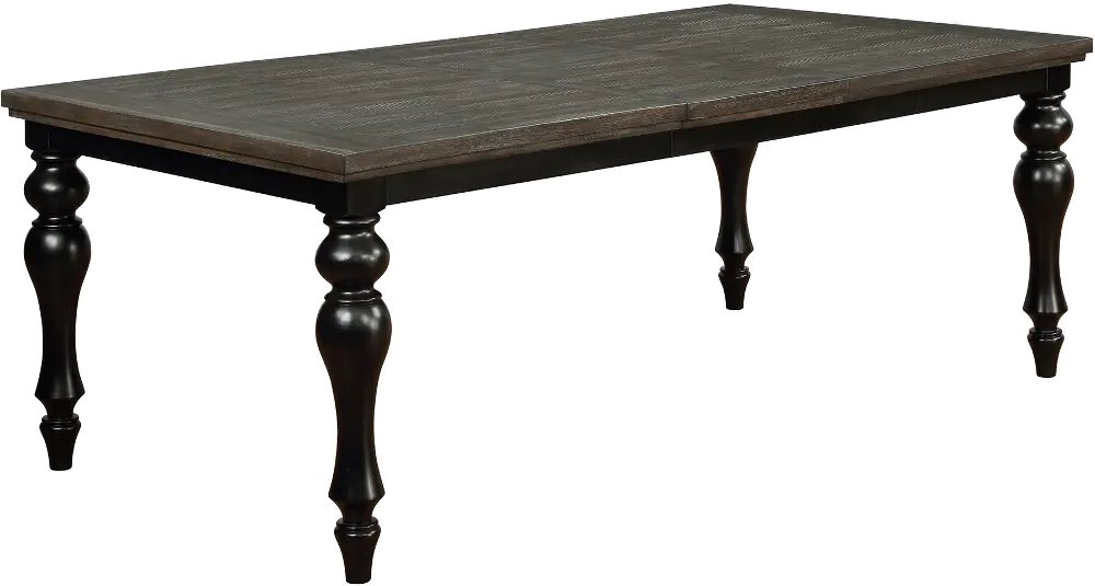 Black and Brown Dining Room Table - Mariella-1