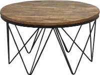 round coffee table hairpin legs