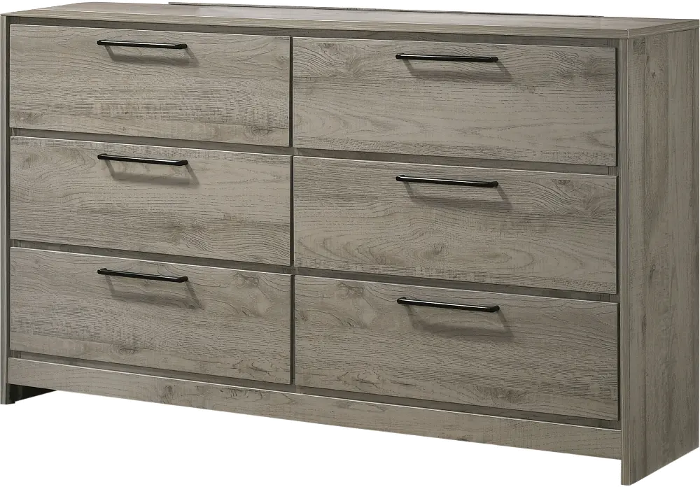 Modern Light Gray Dresser - Alix-1