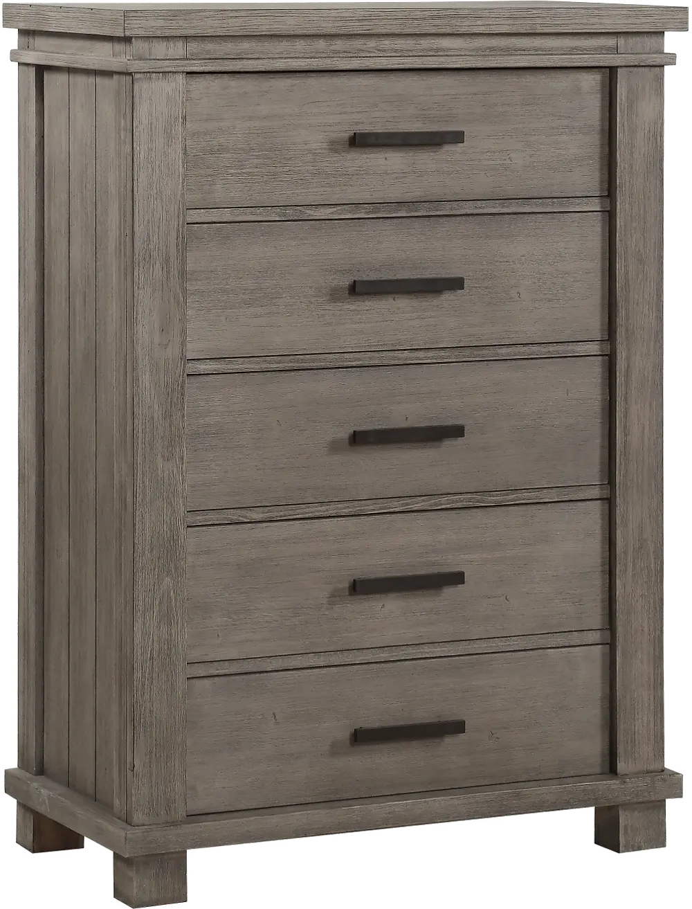 Classic Mission Gray Chest of Drawers - Tribecca-1