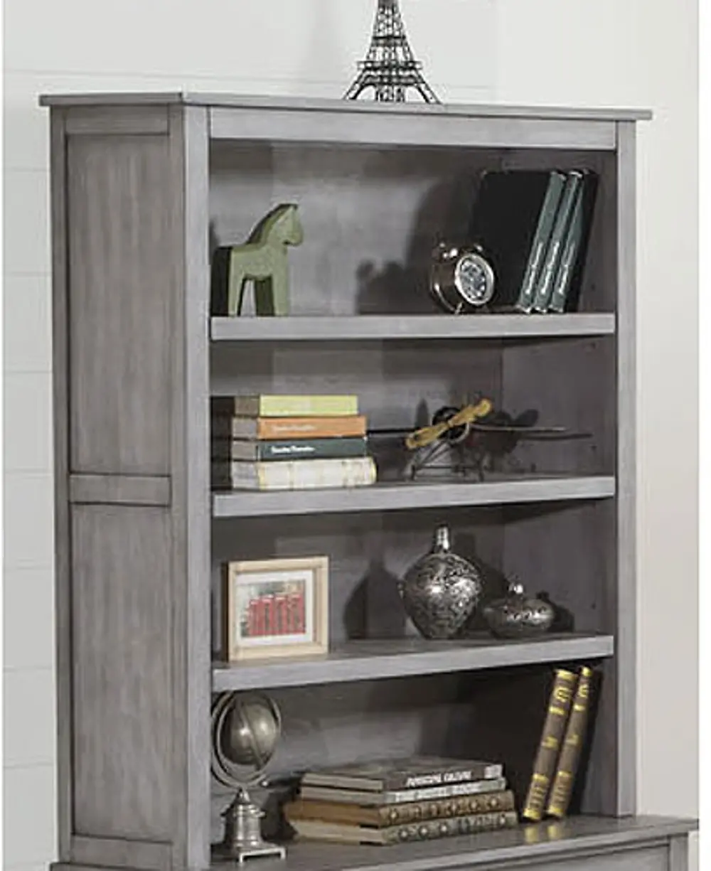 Cottage Gray Small Bookcase - Edgewood-1