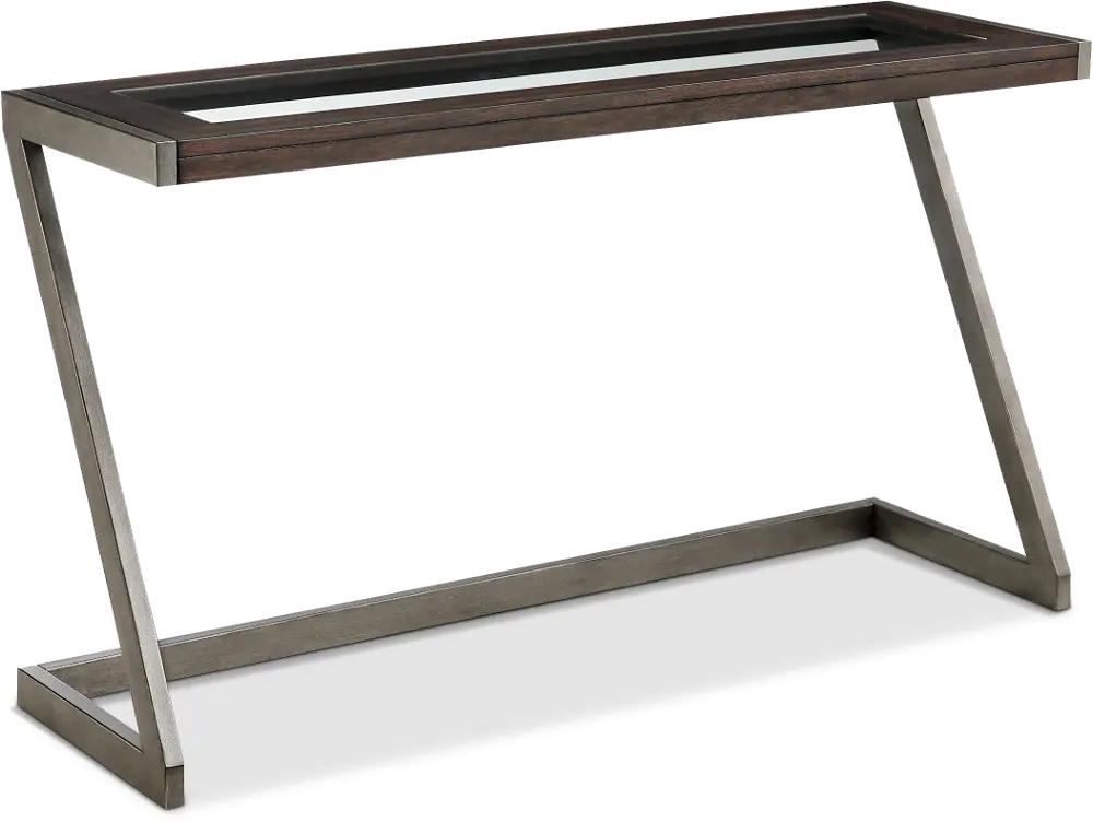Modern Black Walnut Sofa Table - Zahir-1