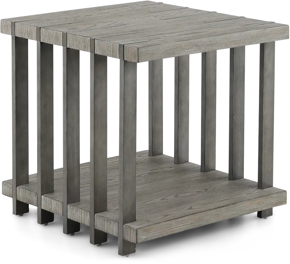 Eldridge Gray End Table-1