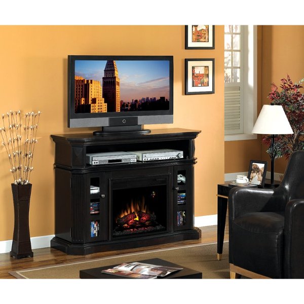 Deal Zone Electric Fireplaces Furniture Rc Willey Clearance 54 Inch Espresso Brown Tv Stand And Fireplace Bellemeade