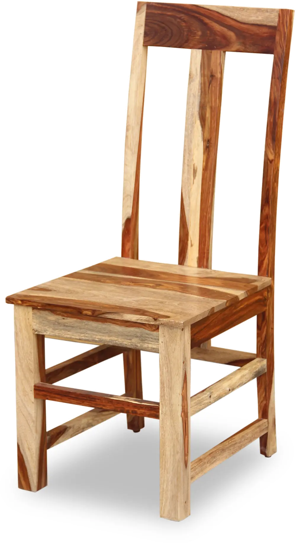 Natural Sheesham Rustic Dining Room Chair - Tahoe Two-1