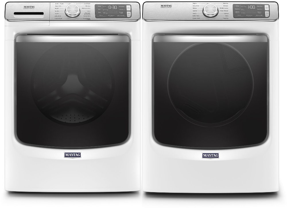 Maytag Smart Laundry Pair with Washer and Gas Dryer - White