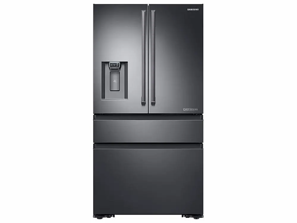 RF23M8960MT Samsung Chef Counter Depth French Door Refrigerator - 22.6 cu. ft., 36 Inch Black Stainless Steel-1