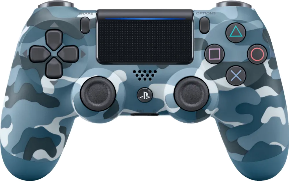 PS4/DUALSHCK-4-B-CAM PS4 Controller Wireless DualShock 4 - Blue Camo-1