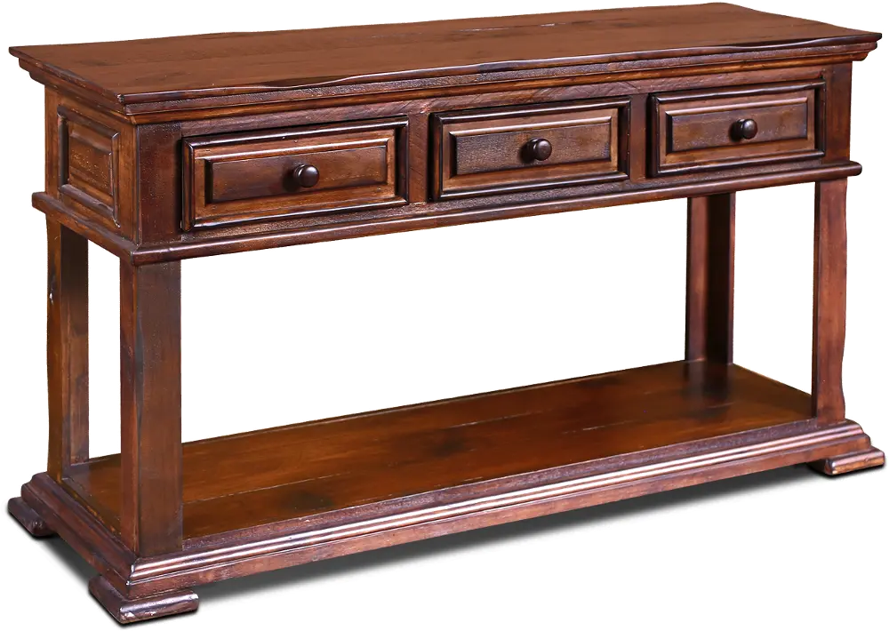 Brown Country Sofa Table - Marquis-1