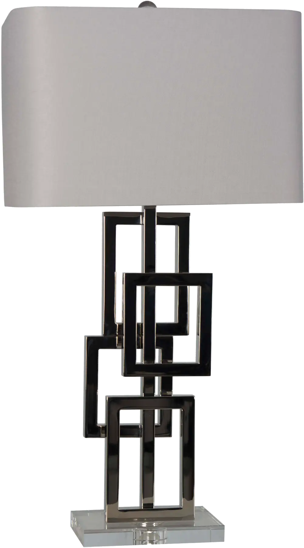 Multiple Metal Stacked Squares Table Lamp-1