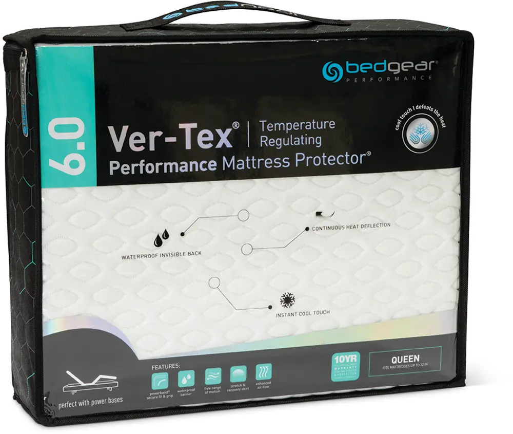 BGM61AWFD Ver-Tex 6.0 Split California King Mattress Pad and 10-Year Limited Protection Plan-1
