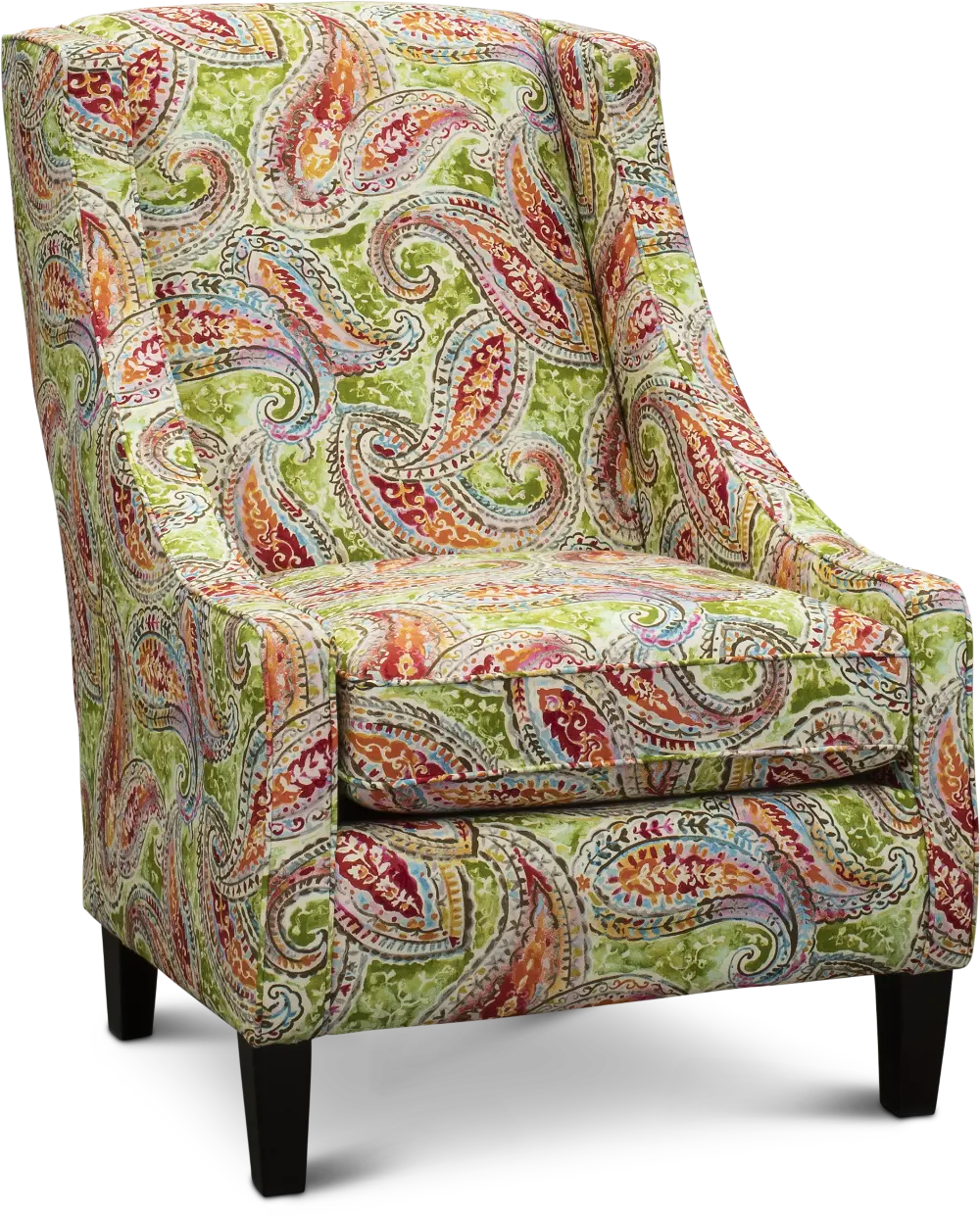 Contemporary Multi-Color Club Accent Chair - Janice-1