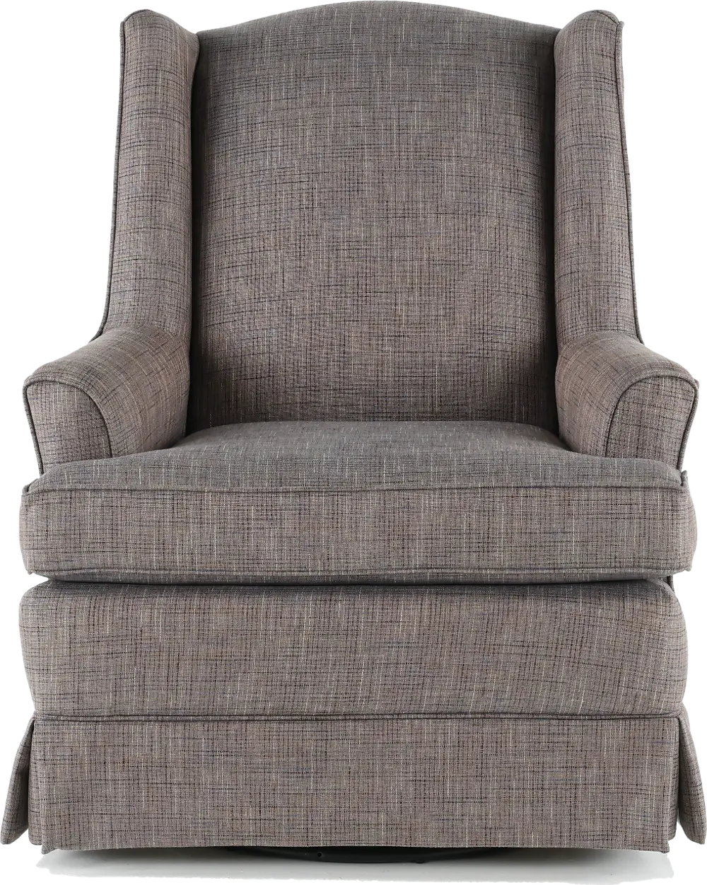 Natasha Gray-Brown Transitional Swivel Glider-1