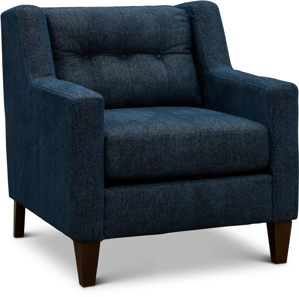 Contemporary Indigo Blue Chair - Brody-1