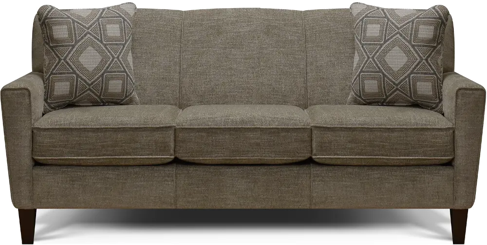 Casual Modern Linen Gray Sofa - Angie-1