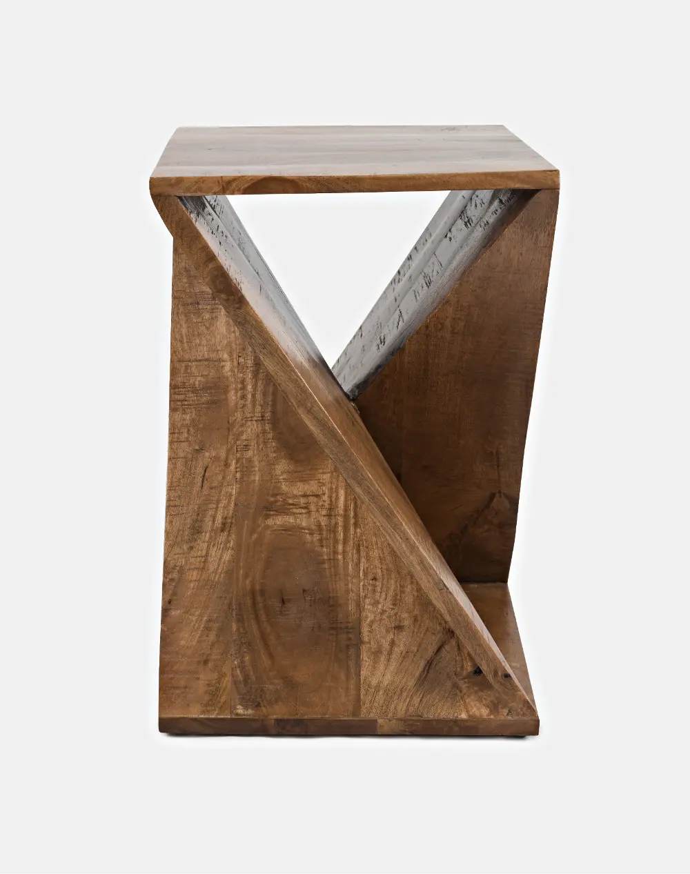 Global Archive Solid Mango Wood Accent Table-1