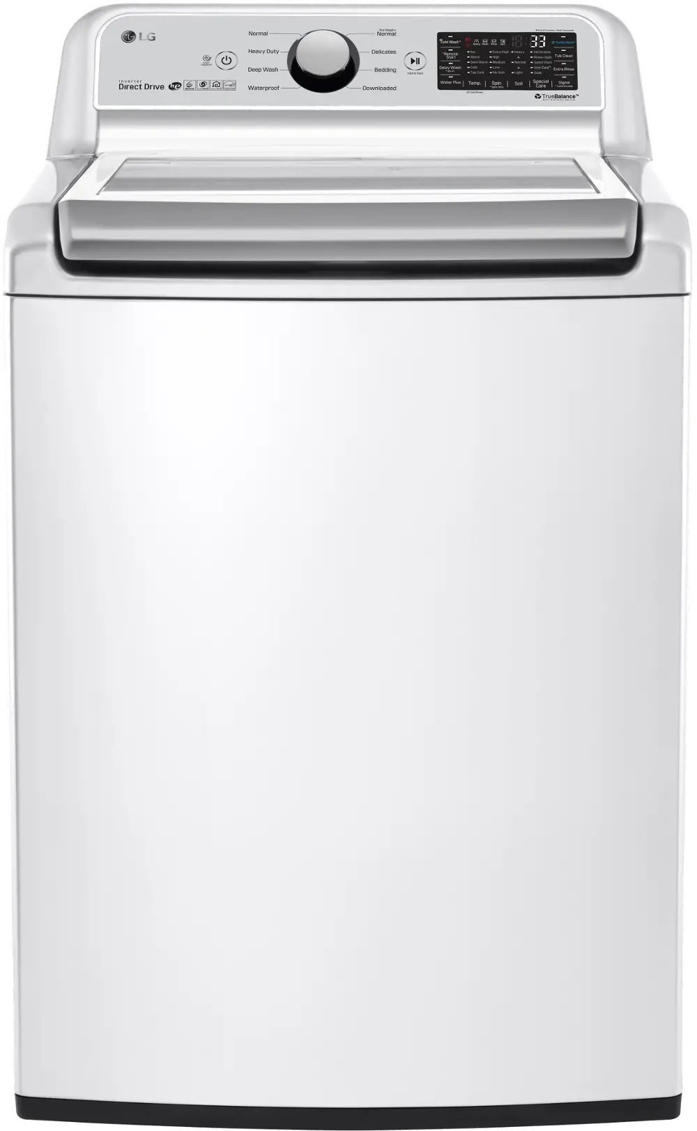 WT7300CW LG 5.0 cu. ft. Top Load Washer with TurboWash3D - White-1