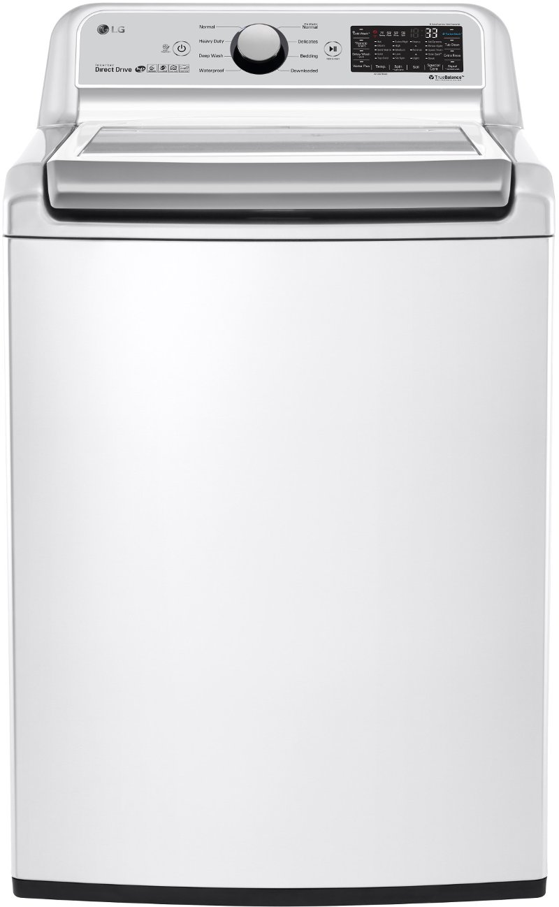 LG 5.0 cu. ft. Top Load Washer with TurboWash3D - White