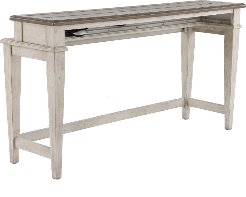 Gray Sofa Table With Stools Flash S, Couch Console Table With Stools