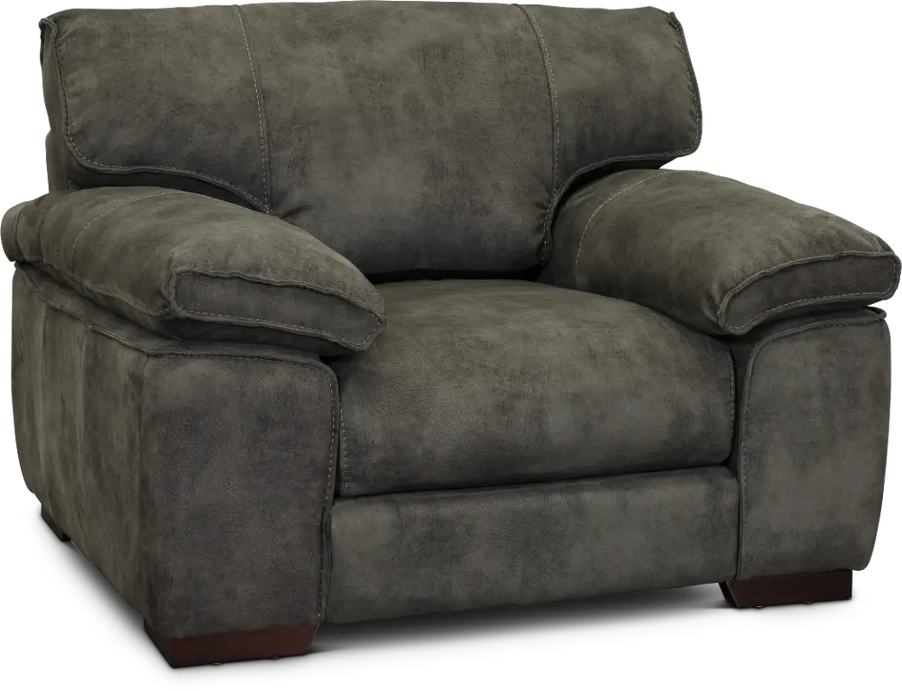 Casual Contemporary Gray Chair - Paige-1